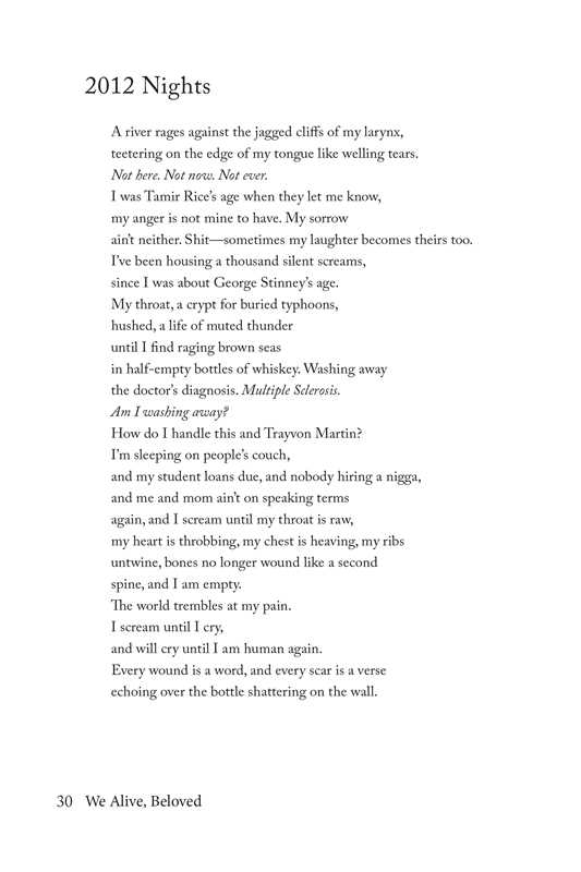 We Alive, Beloved by Frederick Joseph