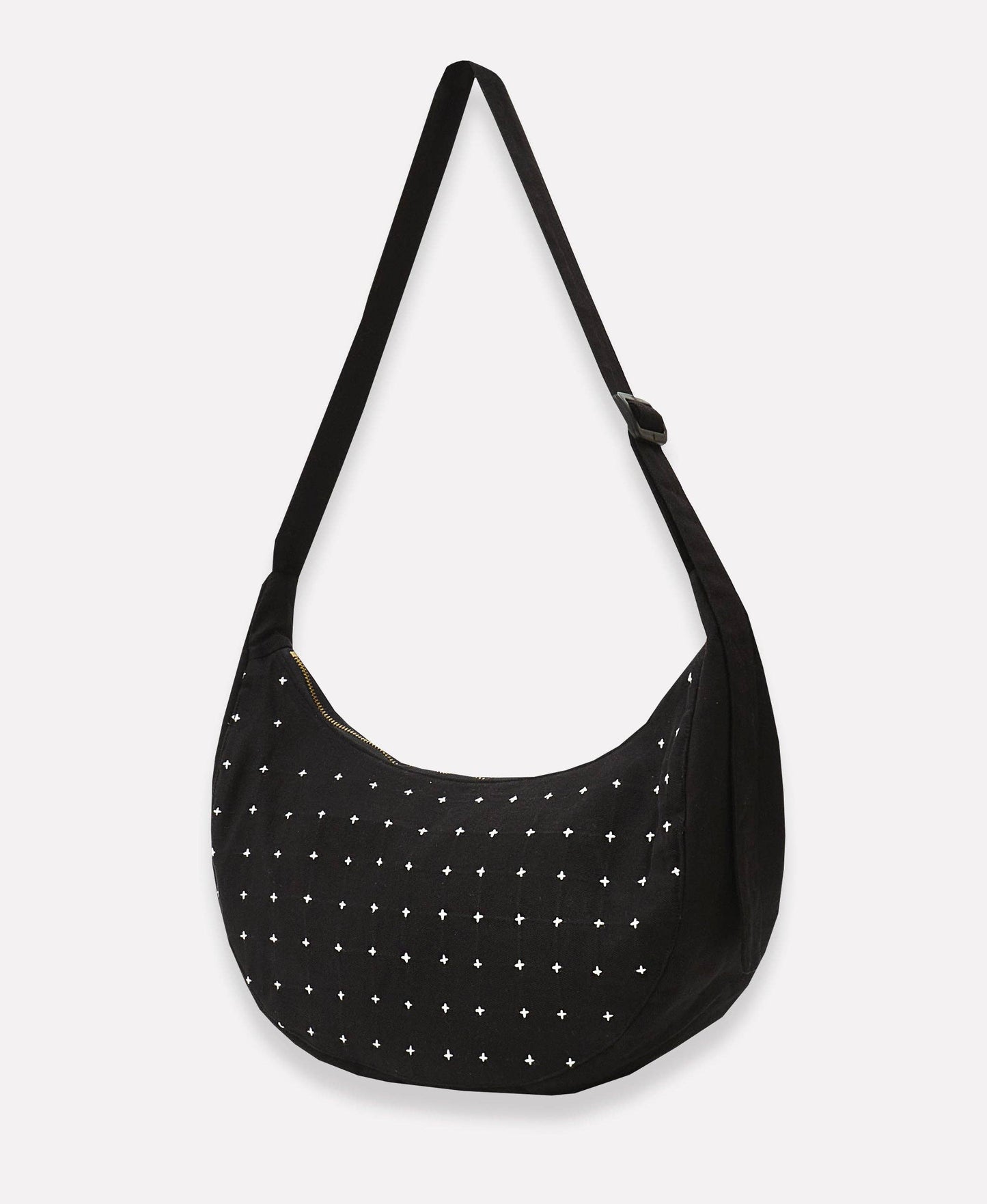 Cross-Stitch Crescent Bag :: Anchal