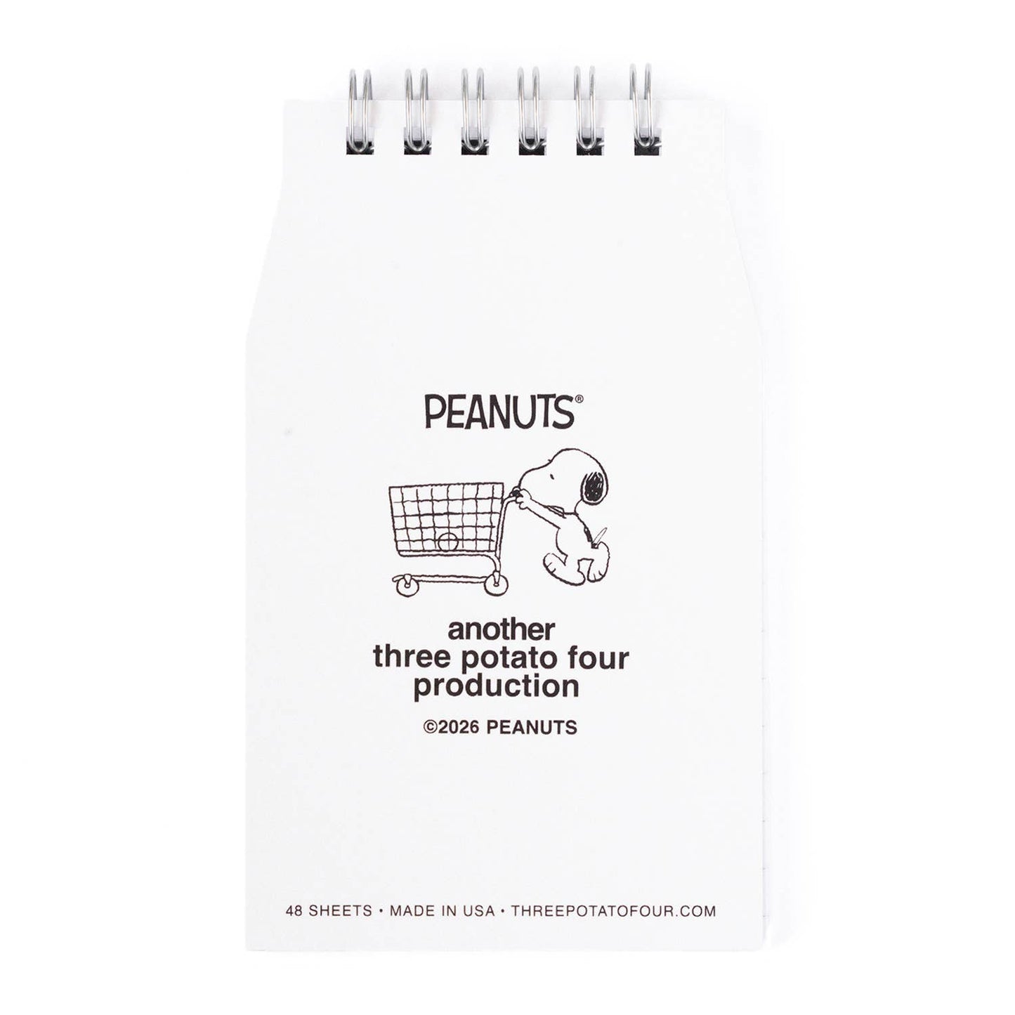 3P4 x Peanuts® - Snoopy Orange Juice Mini Notebook