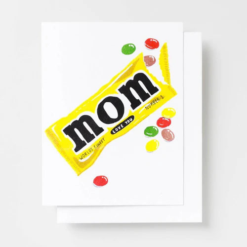 Love You Mom - Risograph Card