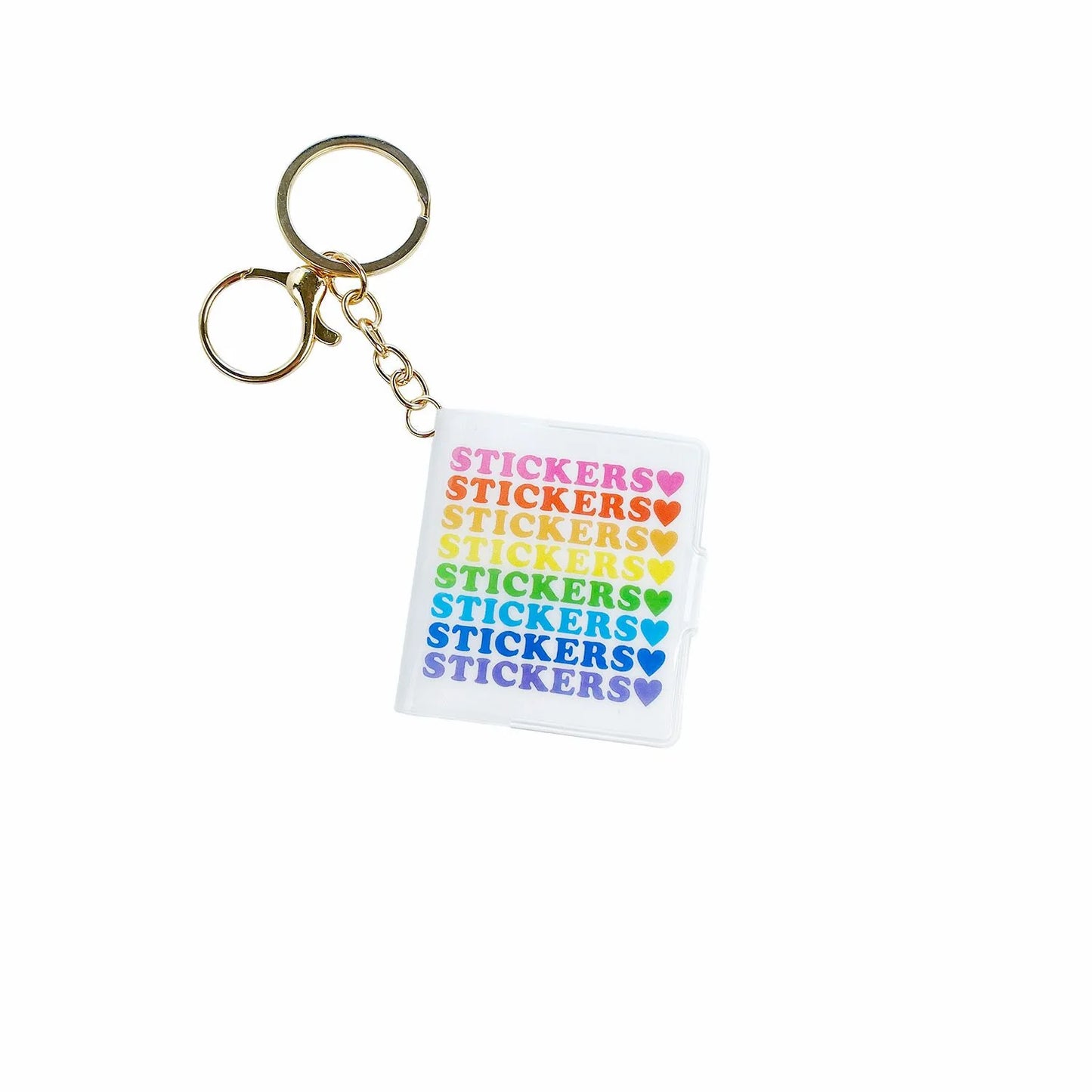 Pocket full of stickers keychain sticker book