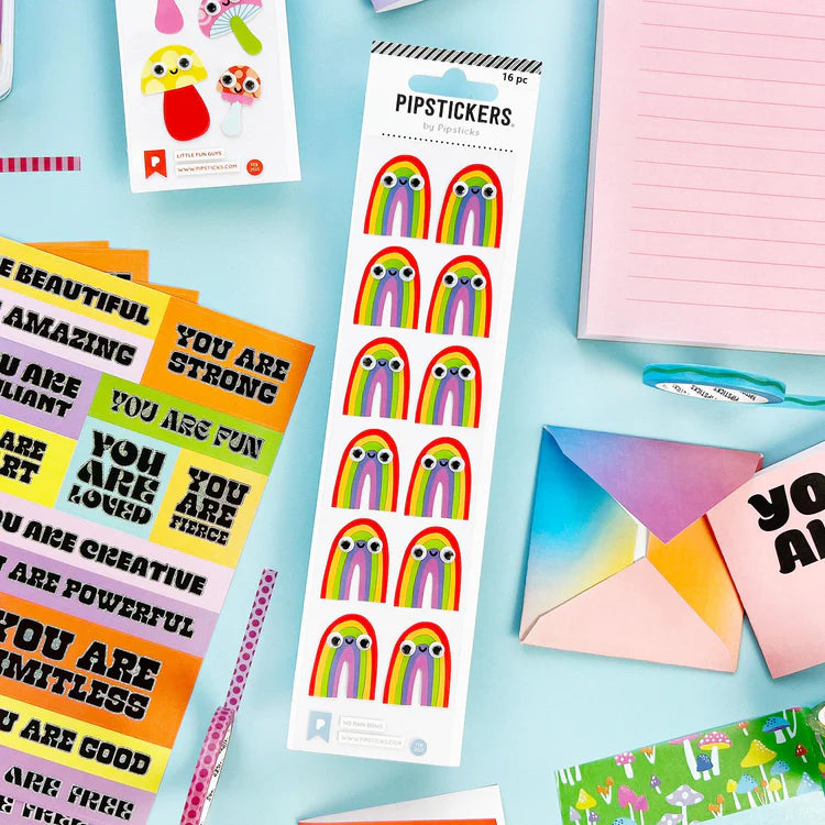 No Rain Bows Rainbow Stickers