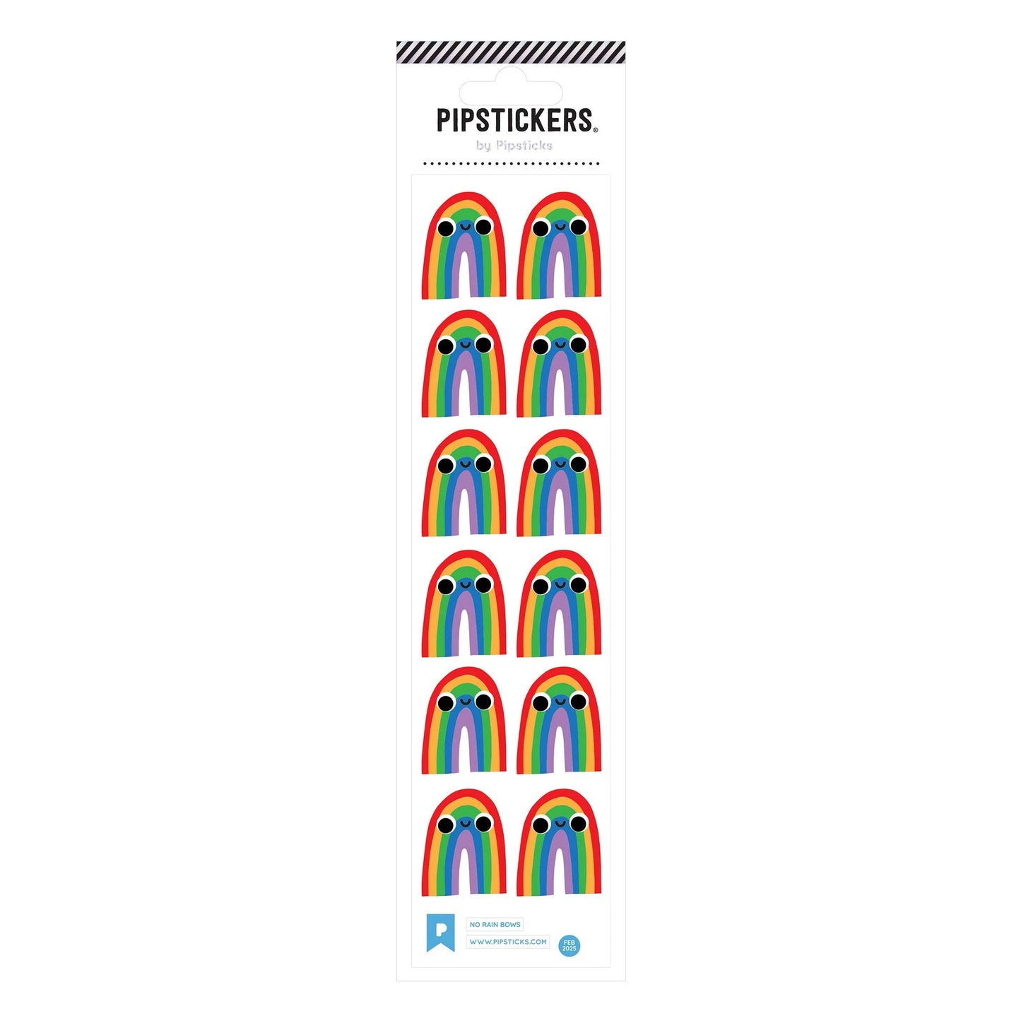 No Rain Bows Rainbow Stickers