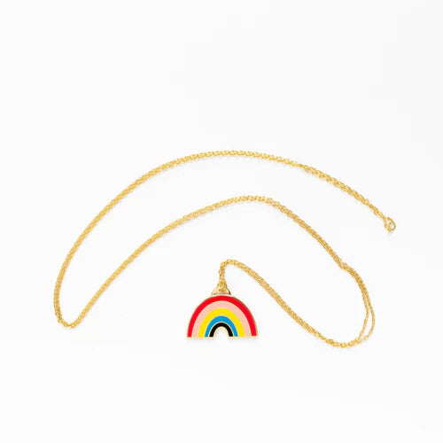 Rainbow Pendant Necklace