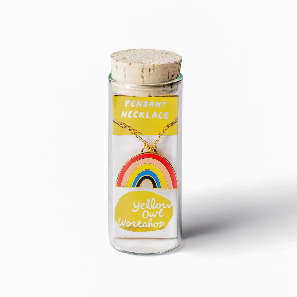 Rainbow Pendant Necklace