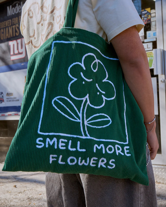 Smell More Flowers Tote Bag from Karepango