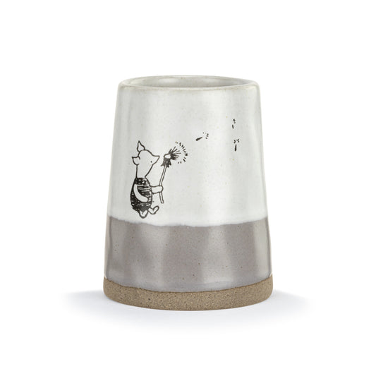 Winnie the Pooh Picked for You Vase: Gratitude Piglet vase